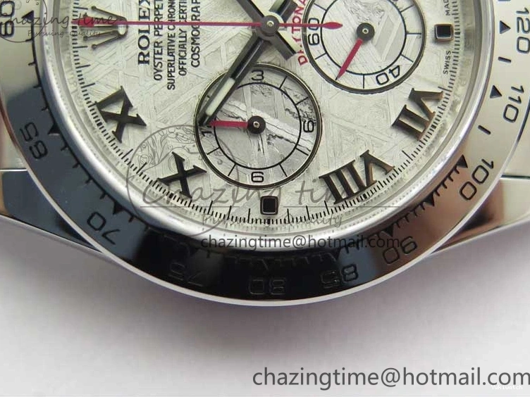 SA4130 904L SS Daytona Best 1:1 ‘Meteorite’ Oysterflex Case V4 Strap Noob on 116519 Edition 0327